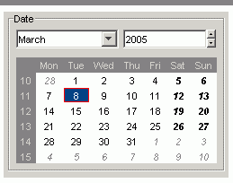 Java Program To Create Calendar
